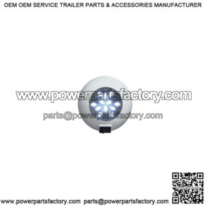 White 12 LED Interior Accent Light, 4" Round