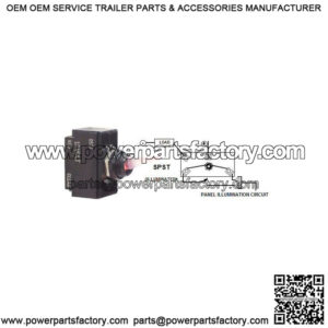 Illuminated Toggle Switch, (On-Off)