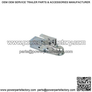 2" Channel x 1-7/8" Ball Straight Tongue Trailer Coupler