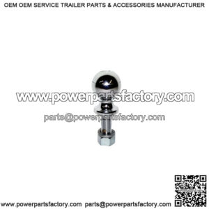 2" Regular Duty, Chrome Trailer Hitch Ball