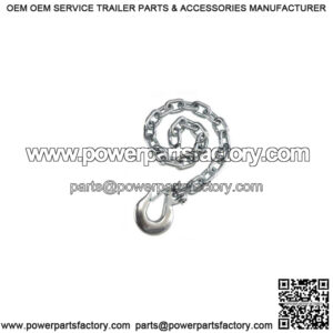26" Trailer Safety Chain w/Slip Hook, 2-7K