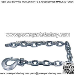 35" XHD Class-IV Trailer Safety Chain w/Slip Hook