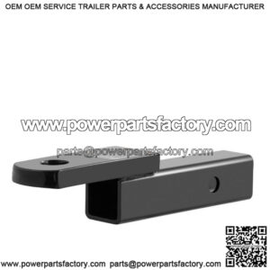 Straight 2" Square Trailer Hitch Ball Mount, 8-1/4"