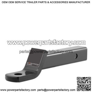 Straight 2" Square Trailer Hitch Ball Mount, 10-1/4"