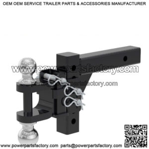Adj. 6-1/2" Drop Drawbar, 2", 2-5/16" Ball w/ Clevis