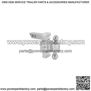 Rapid Hitch Adjustable 6" Drop Drawbar with 1-7/8" & 2" Ball,