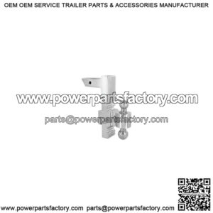 Rapid Hitch 2-1/2" Adjustable 10" Drop Drawbar with 2" & 2-5/16" Ball,