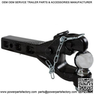 Receiver Mount Combo Pintle Hook/Ball Hitch (2-5/16")
