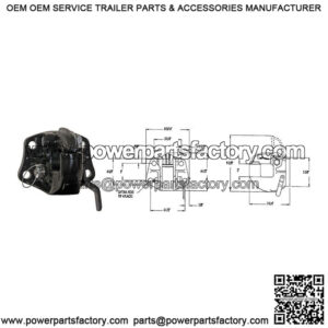 45-Ton Heavy Duty Pintle Hook