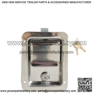 Flush Mount Single Point Paddle Latch w/Lock