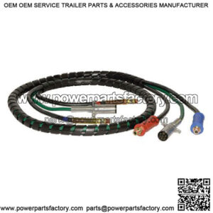 12' 3-in1 Electrical & Air Assembly w/ Zinc Die Cast Plugs