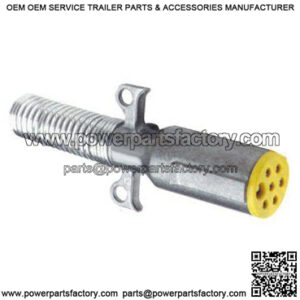 ISO Plug w/ Cable Guard Spring, 7-Way