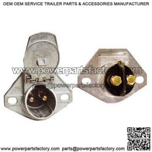 Zinc Die-Cast Dual Pole Socket