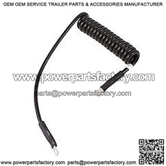 5' Coiled Ground Cable, 8 ga.