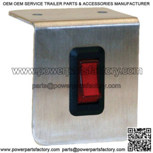 Rocker Switch Panel w/ Bracket, Single