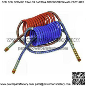 15' Coiled Air Hose Assembly, 1-Pair