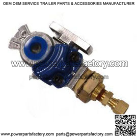 Straight Service Gladhand with Shut-off