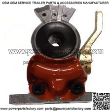 Flange Mount Emergency Gladhand with Shut-off