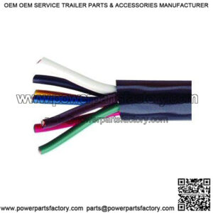 50' Black Duraflex 7 Conductor .570" O.D. Wire Spool