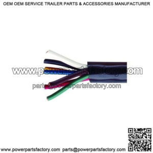 100' Black Duraflex 7 Conductor .570" O.D. Wire Spool