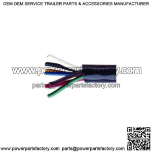 250' Black Duraflex 7 Conductor .640" O.D. Wire Spool