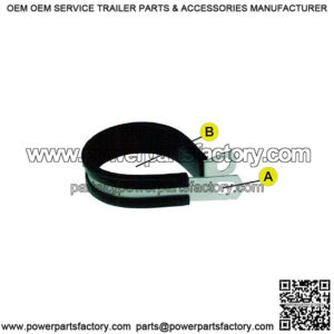 Rubber Cushioned Clamps, 5/16"