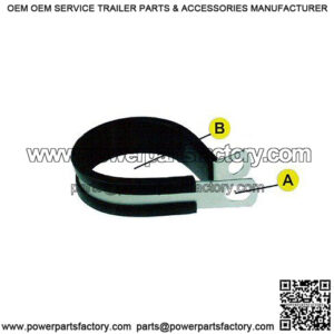 Rubber Cushioned Clamps, 7/8"