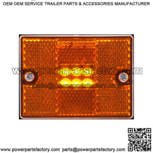 Amber Reflective LED Marker Light
