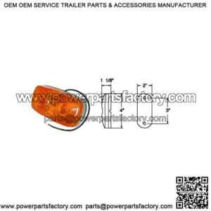 Two Bulb Amber Permastat Marker Light