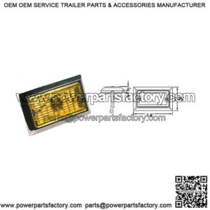 Chrome Plated Flush Mount LED Marker Light