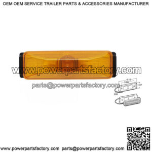 Amber Marker/Clearance Light w/ Mount