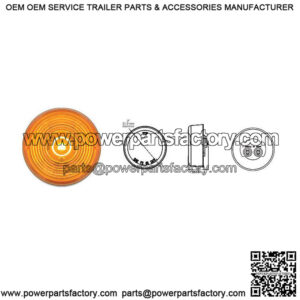2" Amber LED Marker/Clearance Light