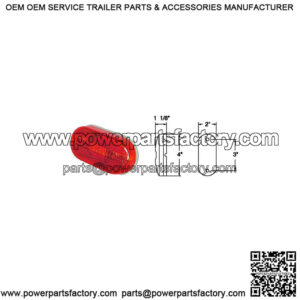 Reflex Two Bulb Red Marker Light