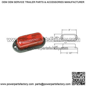 Rubber Body Mount Red Marker Light