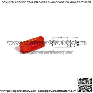 Model 15 Red Marker/Clearance Light