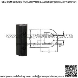 Extruded Rubber Bumper 6"