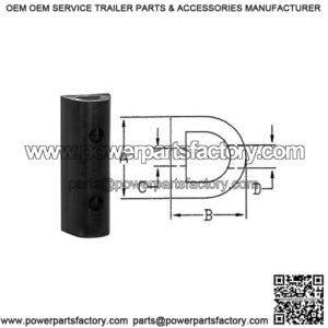 Extruded Rubber Bumper 10"