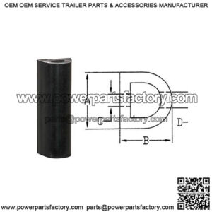 Extruded Rubber Bumper 120"