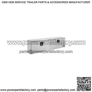 Aluminum Underbody Toolbox, 24" x 24" x 60"