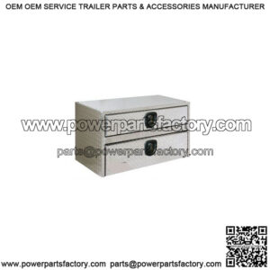 Aluminum Underbody Toolbox with Drawer, 20" x 18" x 48"