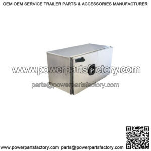 Aluminum Barn Door Underbody Toolbox, 24" x 24" x 36"