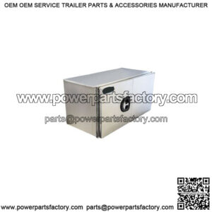 Aluminum Barn Door Underbody Toolbox, 24" x 24" x 48"