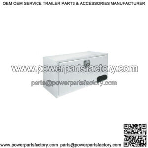 White Steel Underbody Toolbox, 18" x 18" x 36"