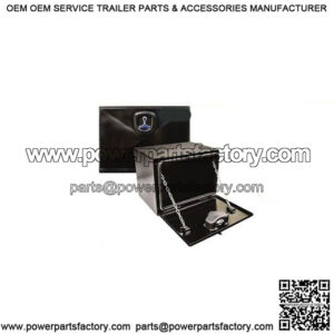 Black Steel Underbody Drop Door Toolbox, 18" x 18" x 72"
