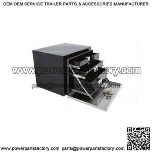 Three Drawer Toolbox w/ Door, 18" x 18" x 24"