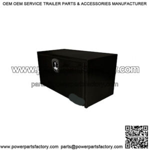 Black Steel 3-Point Latch Underbody Toolbox, 18" x 18" x 30"