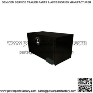 Black Steel 3-Point Latch Underbody Toolbox, 18" x 18" x 36"
