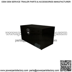 Black Steel 3-Point Latch Underbody Toolbox, 24" x 24" x 30"