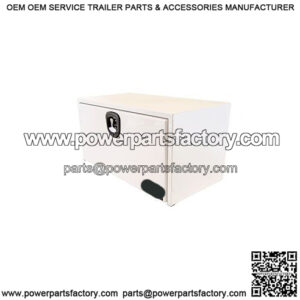 White Steel 3-Point Latch Underbody Toolbox, 18" x 18" x 24"