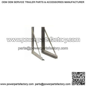 Aluminum Underbody Toolbox Mounting Brackets, 18" x 18"